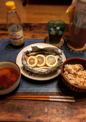 シャケのレモン蒸し-レシピのメイン写真