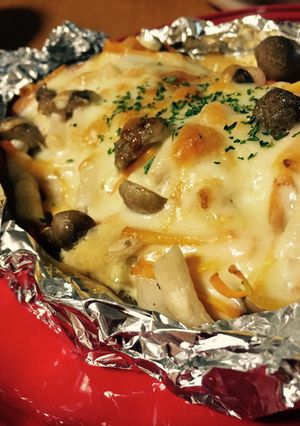 トースターで簡単♡鮭のみそマヨホイル焼き-レシピのメイン写真