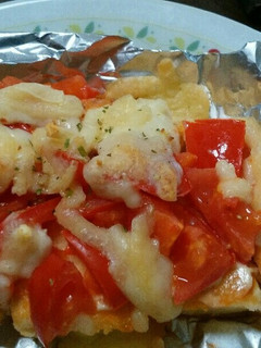 お豆腐ピザ-レシピのメイン写真