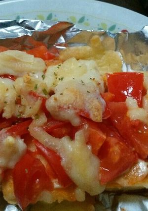 お豆腐ピザ-レシピのメイン写真