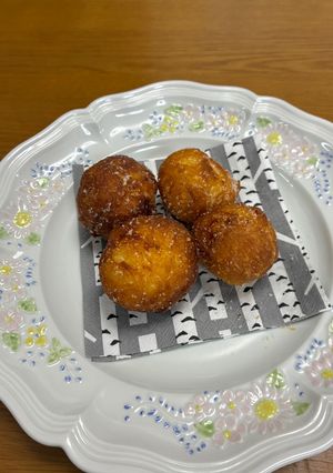 昔懐かし母の味もちもちじゃがいもドーナツ-レシピのメイン写真