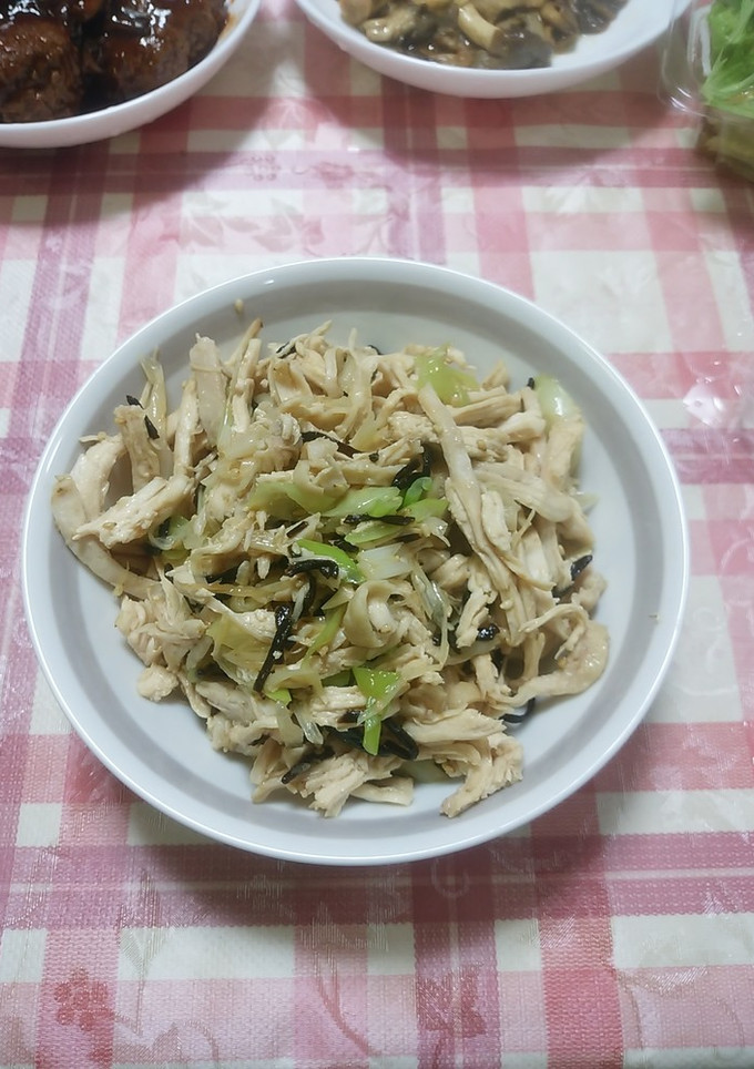 鶏肉と長ネギの和え物-レシピのメイン写真