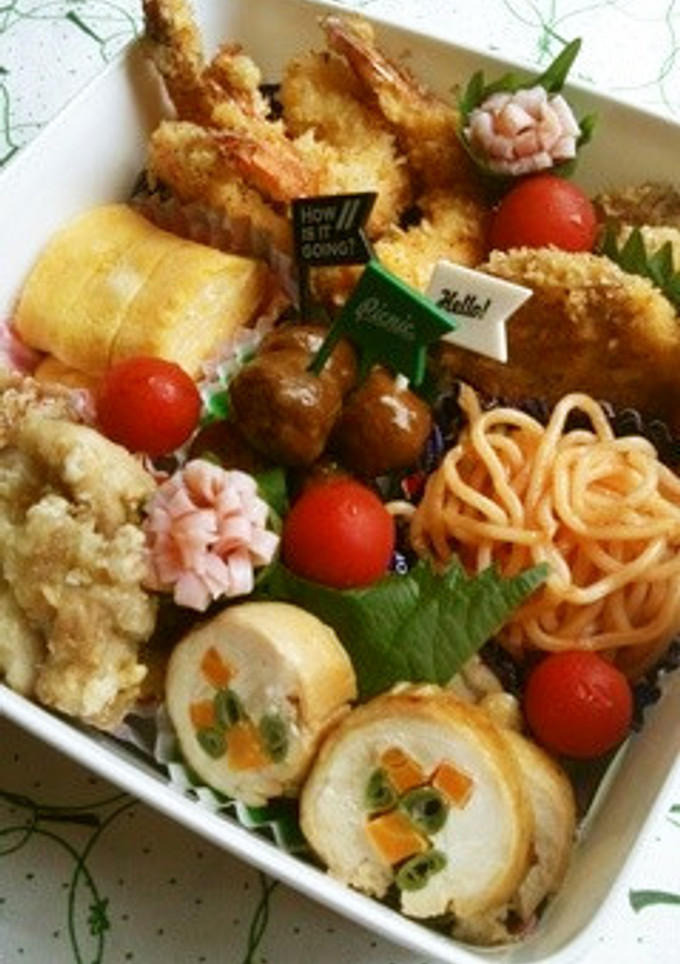 唐揚げ&野菜巻き~運動会や行楽に~-レシピのメイン写真