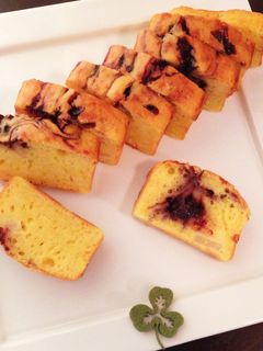 チェリージャムと梨のパウンドケーキ♡-レシピのメイン写真