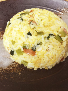 パラパラご飯!野沢菜チャーハン♪-レシピのメイン写真