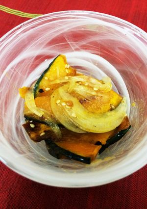 簡単 カボチャの甘酸っぱいマリネ-レシピのメイン写真