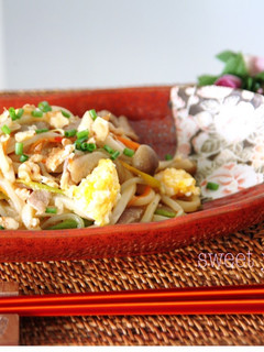 簡単☆パッタイ風焼きうどん☆-レシピのメイン写真