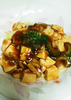 ☆ランチ☆豆腐としめじのあんかけ焼きそば-レシピのメイン写真