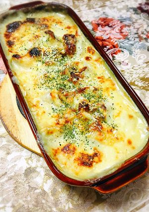 鶏肉のじゃがいもクリーム焼き♪小麦粉不要-レシピのメイン写真