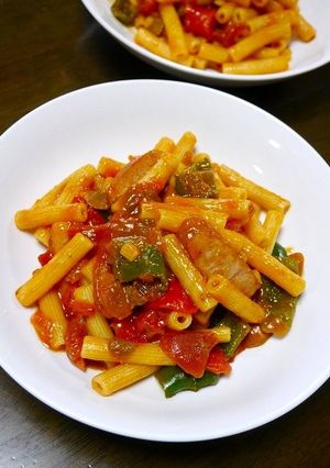 市販ソースで！ペンネ・ナポリタン-レシピのメイン写真