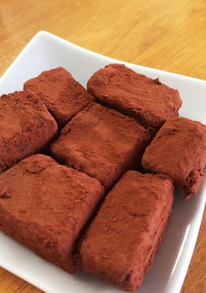 いちじくの赤ワイン煮♪大人の生チョコ！-レシピのメイン写真