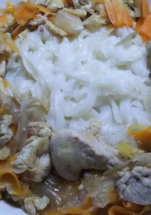 鮭の白子けんちんめん-レシピのメイン写真