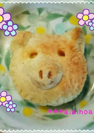 秋のぶたさんほかほか温かいミートパイ-レシピのメイン写真
