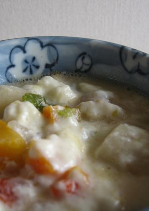 離乳食後期☆お麩とトマトのグラタン風-レシピのメイン写真