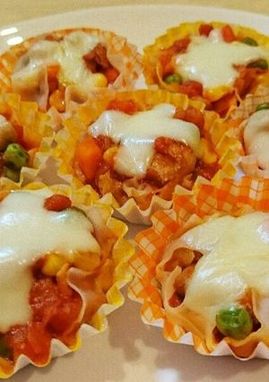 餃子の皮のラザニア(レンジで)-レシピのメイン写真