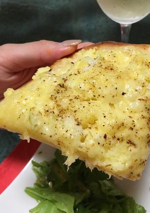 やさしい出汁パック和風ピッザ！-レシピのメイン写真