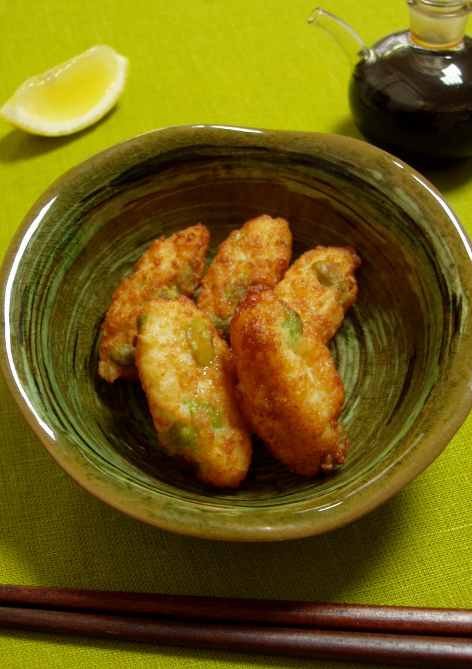 えだまめ入り＊豆腐の落とし揚げ-レシピのメイン写真