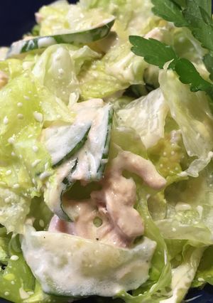 簡単★レタスとツナのサラダ★-レシピのメイン写真