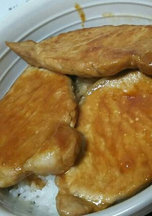 味噌豚丼-レシピのメイン写真