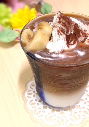 マリームdeリッチなツートンカフェオレ♡-レシピのメイン写真