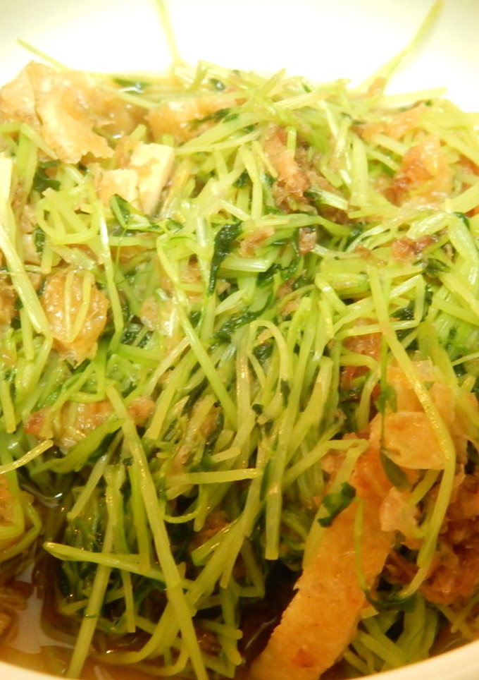 豆苗の煮浸し(二回目の収穫でも)-レシピのメイン写真