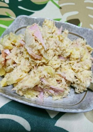 おつまみにも！ツナマヨの和風ポテサラ-レシピのメイン写真