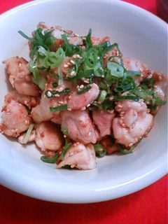鶏もも肉のねぎ塩炒め♪♫♬-レシピのメイン写真