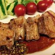 簡単!豚バラ肉のバルサミコソース風。
