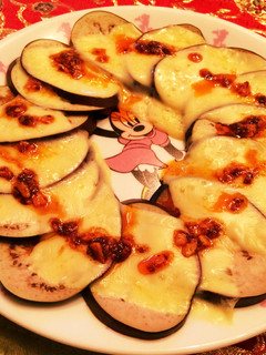 レンジで簡単☆茄子のチーズラー油のせ-レシピのメイン写真