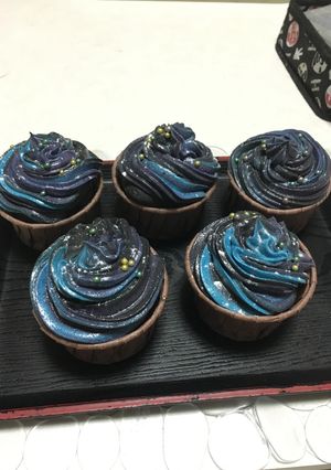 ギャラクシーカップケーキ-レシピのメイン写真
