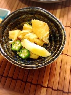 超簡単!オクラと油揚げとネギのおかか煮-レシピのメイン写真