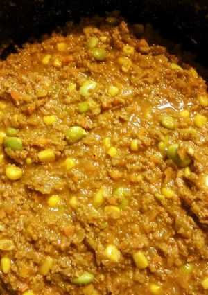 ★コーンと枝豆の★ひき肉カレー★-レシピのメイン写真