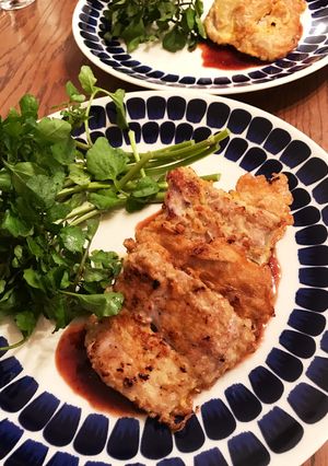 豚肉のピカタ イチジクのソース-レシピのメイン写真