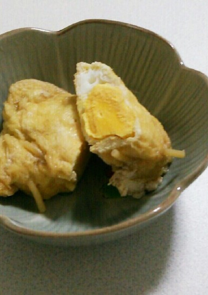 油揚げと卵の巾着煮-レシピのメイン写真