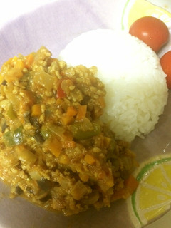 野菜たっぷりドライカレー(甘め)-レシピのメイン写真