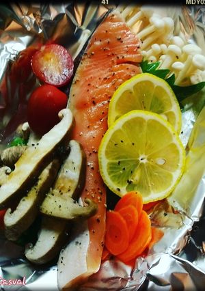 塩鮭なので簡単♪さっぱりホイル焼き-レシピのメイン写真
