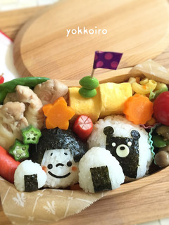 遠足弁当♫簡単&可愛い♡キャラ弁-レシピのメイン写真