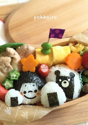 遠足弁当♫簡単&可愛い♡キャラ弁-レシピのメイン写真