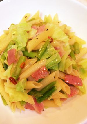 野菜とペンネのペペロンチーノver簡単-レシピのメイン写真
