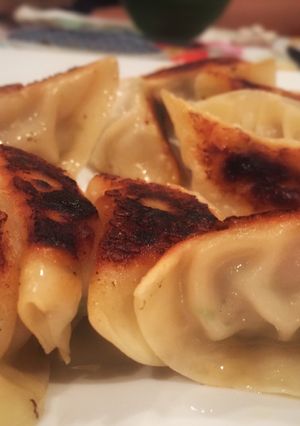 パクチー薫るカリッと旨味たっぷり餃子♡-レシピのメイン写真