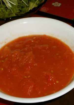簡単美味しい！完熟トマトの１２０％スープ-レシピのメイン写真