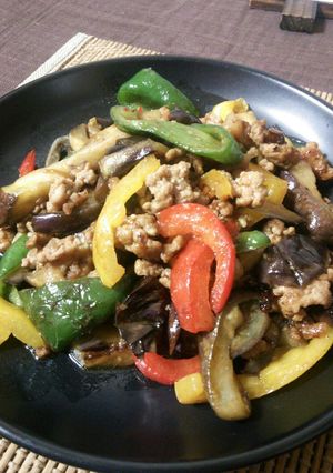 麻婆茄子～カラフル野菜-レシピのメイン写真