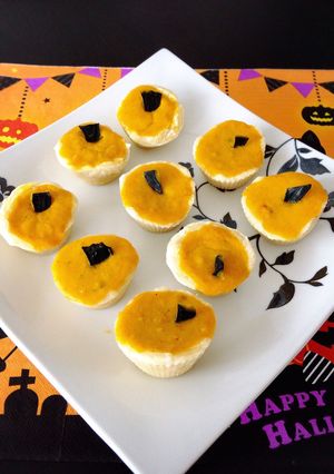 ハロウィンに♡一口パンプキンパイ♡-レシピのメイン写真