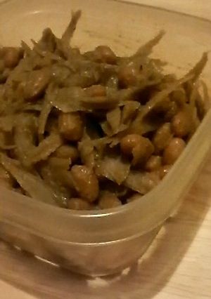 超簡単☆大豆とごぼうの味噌炒り煮-レシピのメイン写真