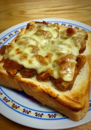 チーズがとろ〜り☆栗味噌チーズトースト-レシピのメイン写真
