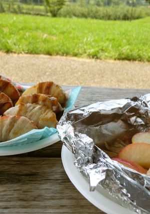 BBQに最適♪肉巻きりんごとホイル焼き-レシピのメイン写真