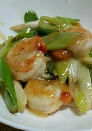 エビとネギの簡単中華炒め-レシピのメイン写真