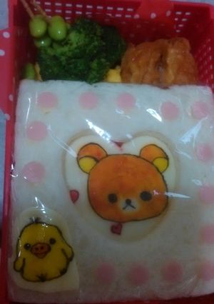 リラックマのサンドイッチ-レシピのメイン写真