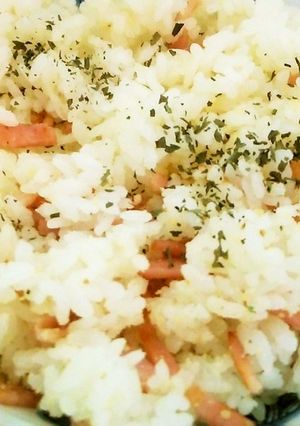 ベーコンとバジルチーズの洋風混ぜ込みご飯-レシピのメイン写真