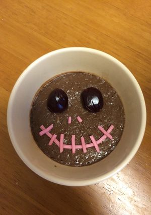 ドクロのチョコプリン-レシピのメイン写真